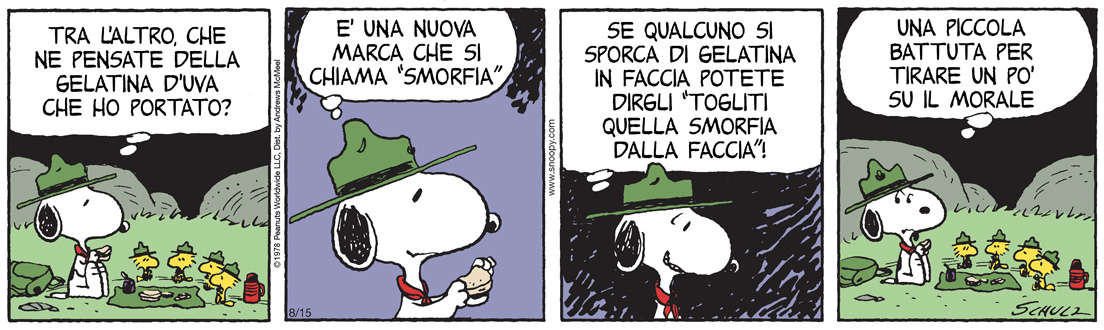 Peanuts 2025 agosto 15