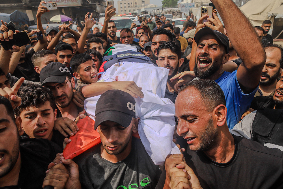 I funerali di Anas al Sharif e dei suoi colleghi, 11 agosto 2025