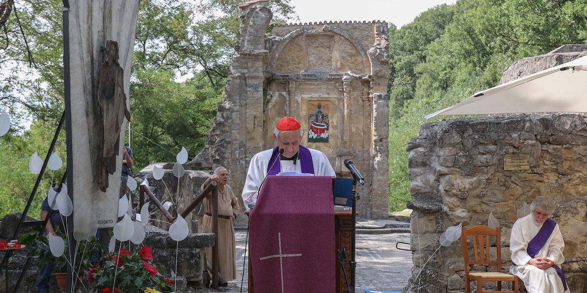 Leggi l'articolo: Il cardinale Zuppi ha letto i nomi degli oltre 12mila bambini uccisi dal 7 ottobre del 2023, a Marzabotto