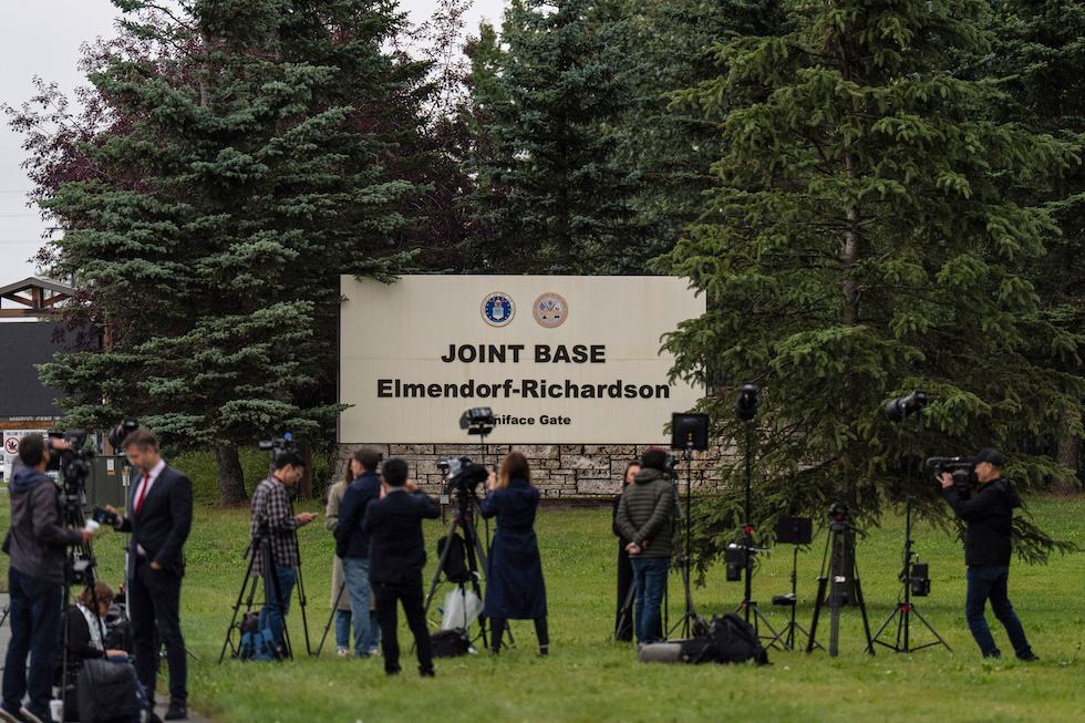 La base aerea di Anchorage dove si terrà l'incontro tra Trump e Putin