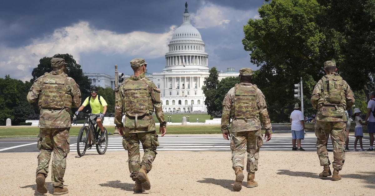 Washington D.C. ha fatto causa all’amministrazione Trump per la mobilitazione della Guardia Nazionale in città