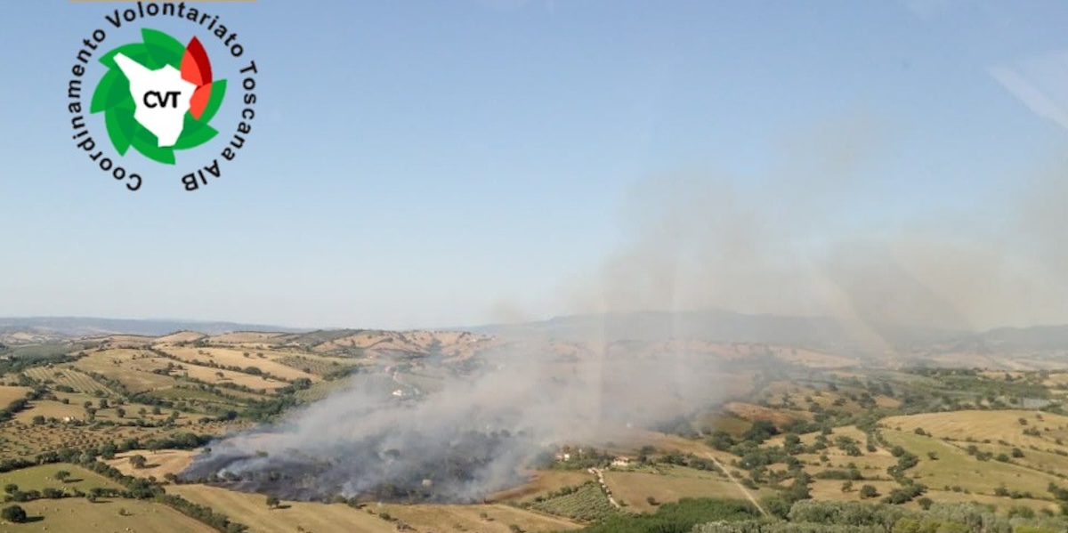 C’è stato un grosso incendio in provincia di Grosseto, durato più di 24 ore