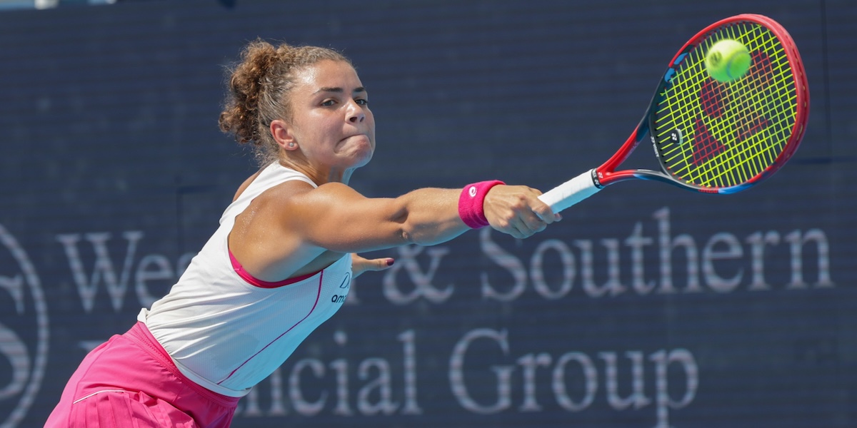 Jasmine Paolini, 17 agosto 2025 (Scott Stuart/ZUMA Press Wire)