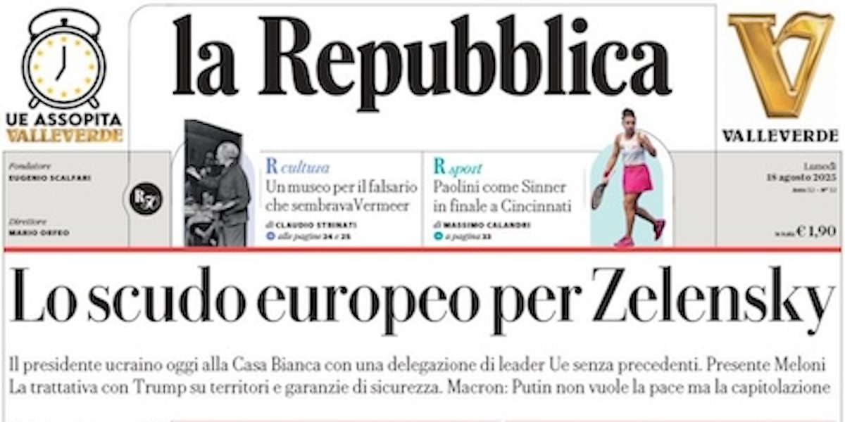 Le prime pagine di oggi