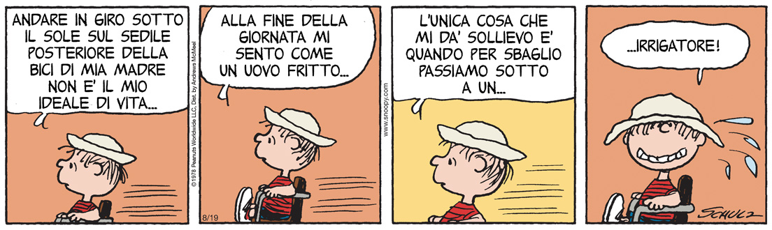 Peanuts 2025 agosto 19