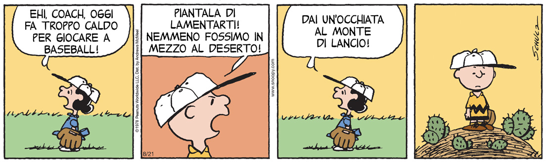 Peanuts 2025 agosto 21