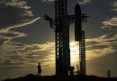 Il razzo Starship di SpaceX è in preparazione per un test.