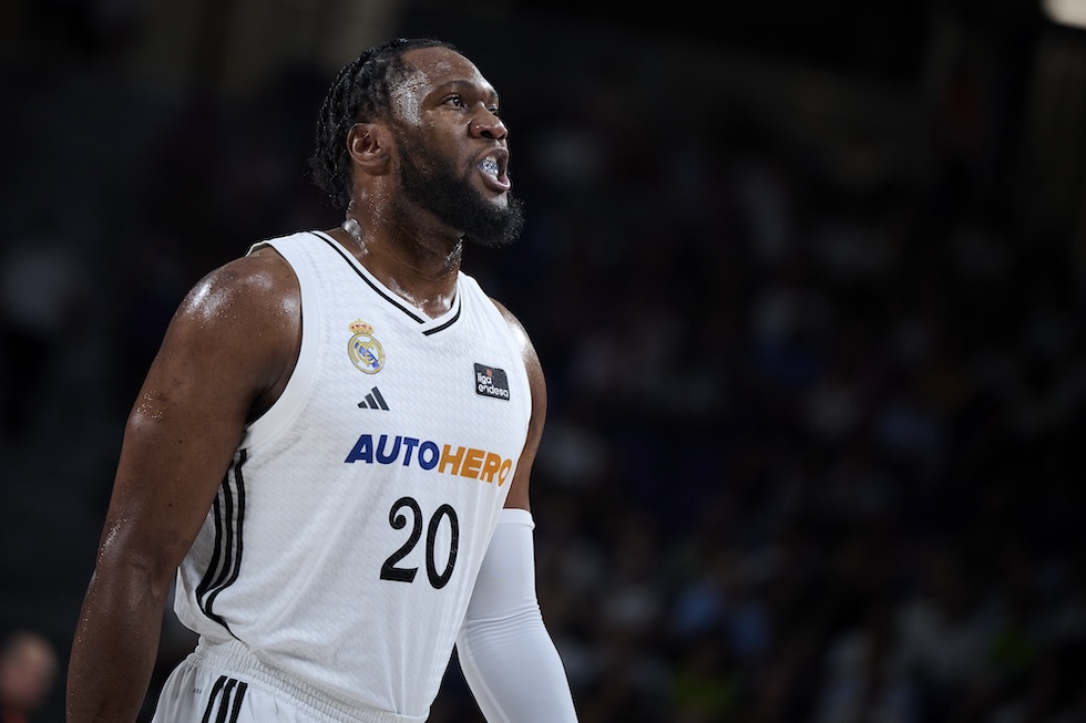 Bruno Fernando con la maglia del Real Madrid, 3 giugno 2025 (Photo by Borja B. Hojas/Getty Images)