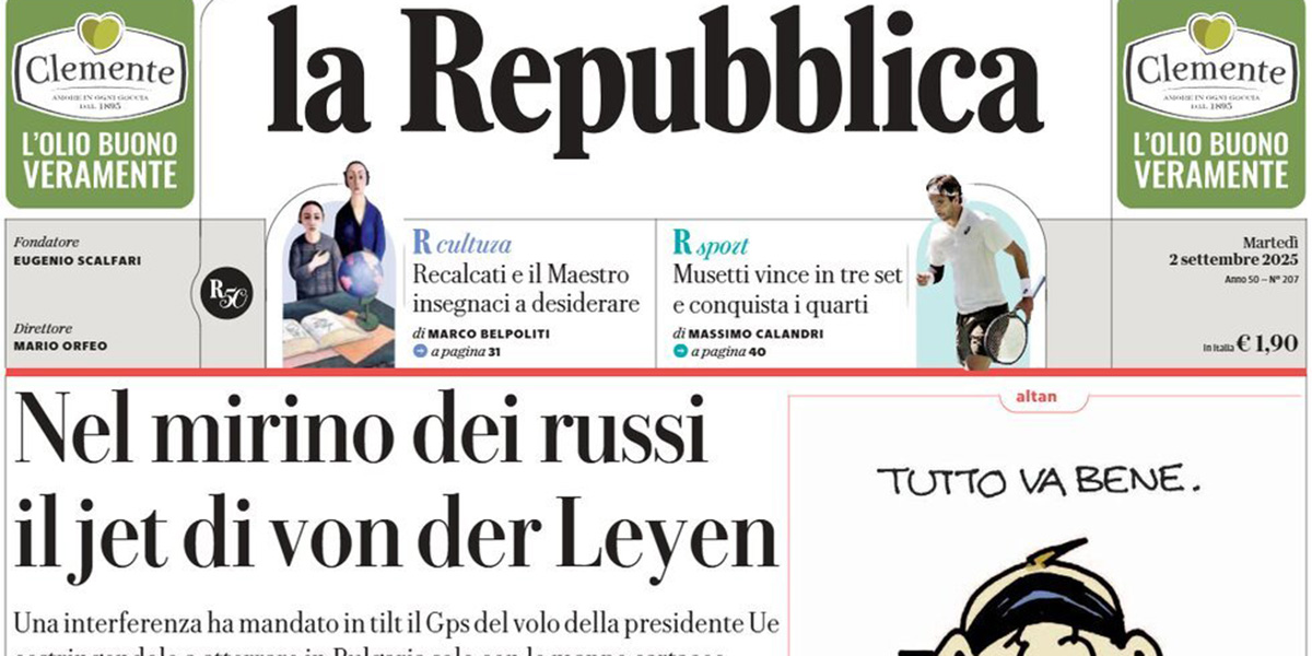 Le prime pagine di oggi