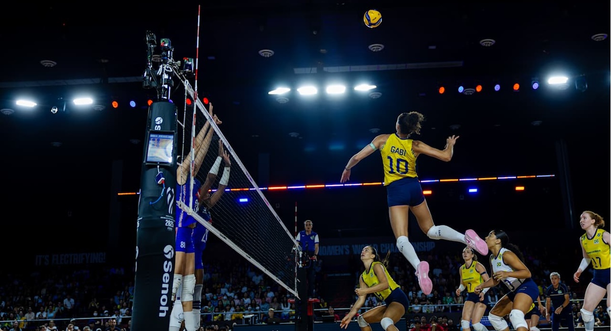 Su un campo da pallavolo Gabi Guimarães sa fare tutto