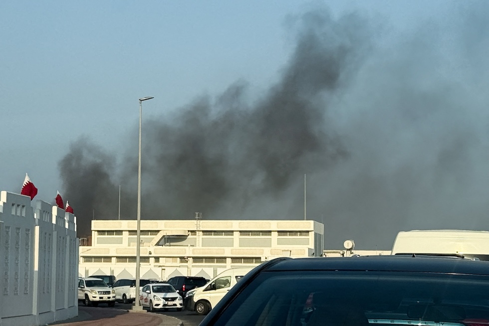 Il fumo nel cielo di Doha, 9 settembre 2025 