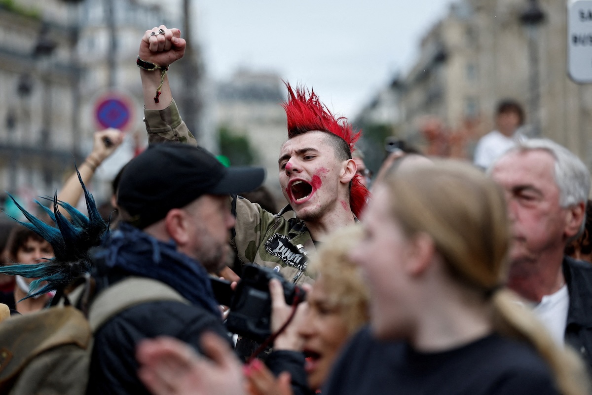 Una giornata di proteste contro il governo in Francia