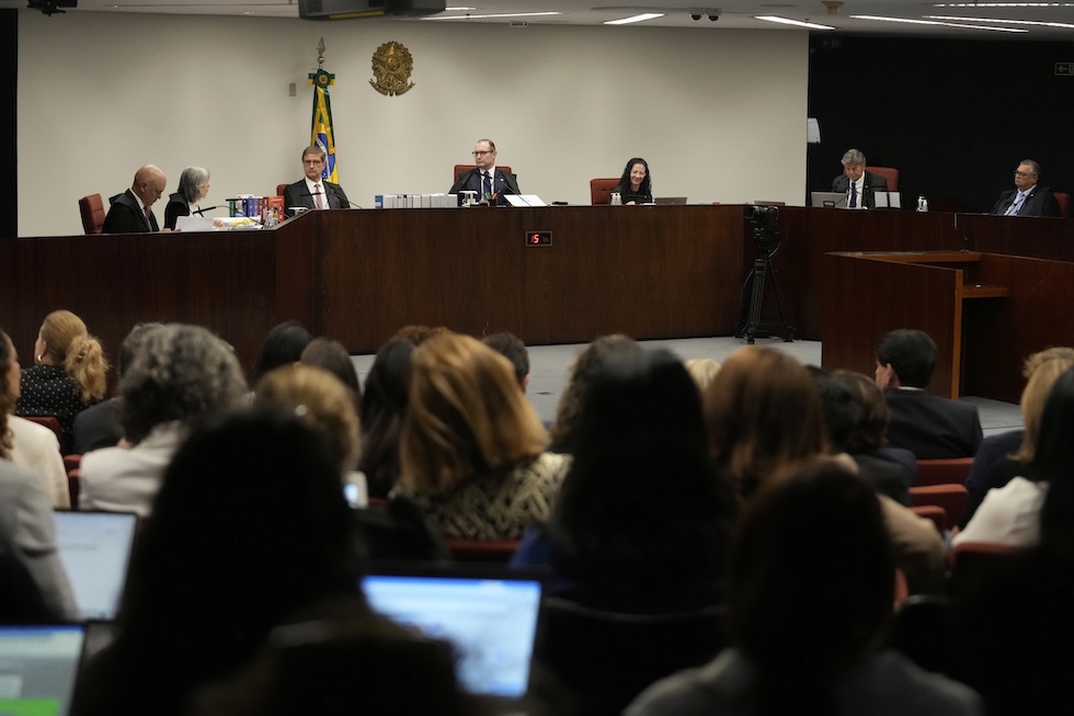 La riunione della Corte suprema brasiliana, l'11 settembre a Brasilia 