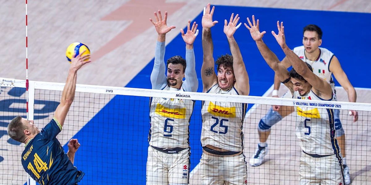 L’Italia maschile di pallavolo si è qualificata per gli ottavi di finale dei Mondiali
