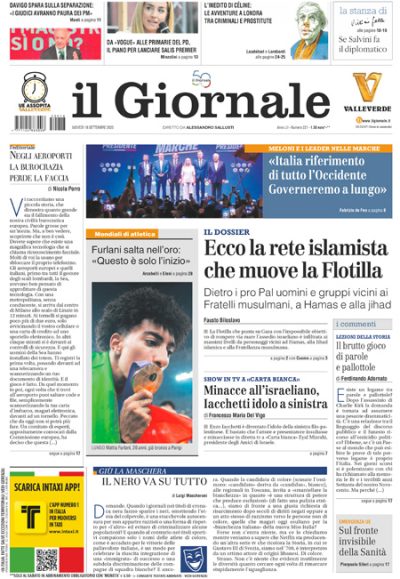 Prima pagina Il Giornale
