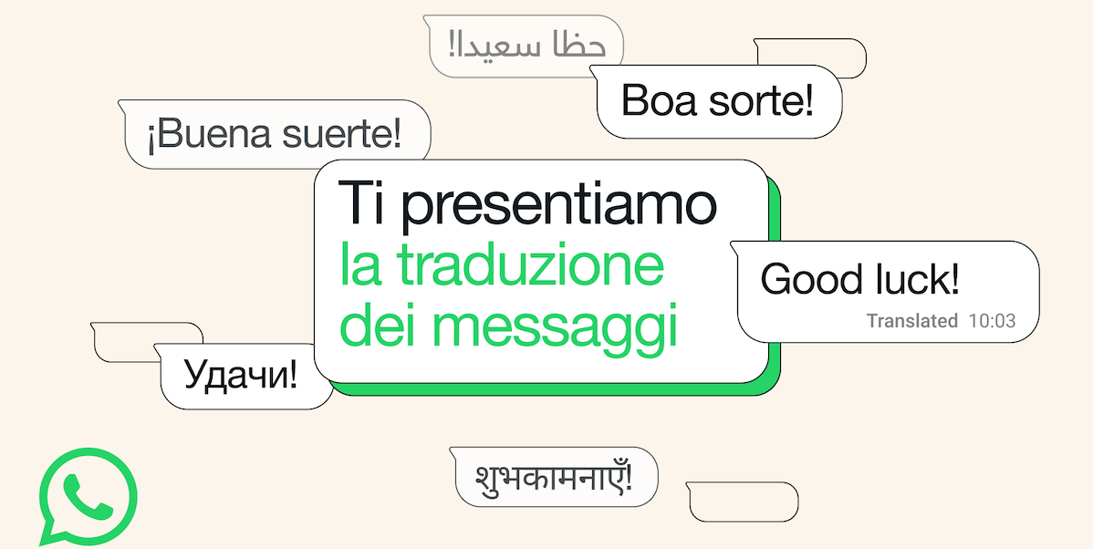 WhatsApp ha introdotto la traduzione dei messaggi