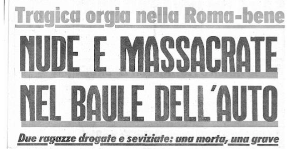 Come fu raccontato il massacro del Circeo