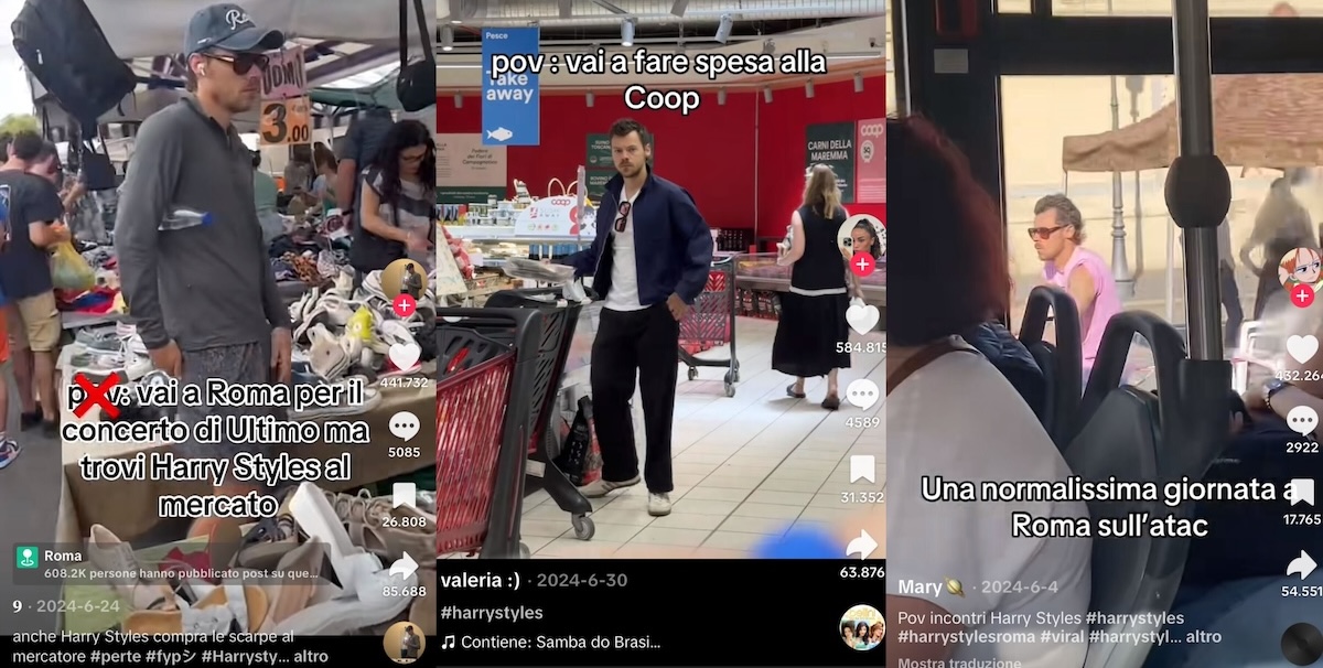 L’“anno sabbatico” di Harry Styles, a Roma