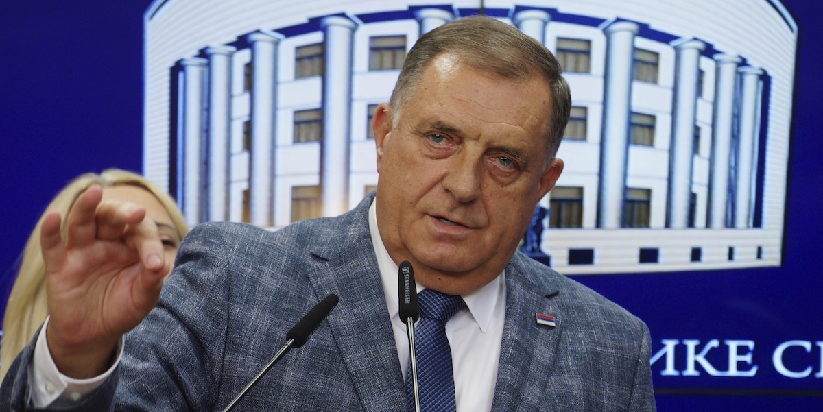Milorad Dodik, presidente dell’entità serba della Bosnia Erzegovina rimosso per una condanna, non si è ricandidato