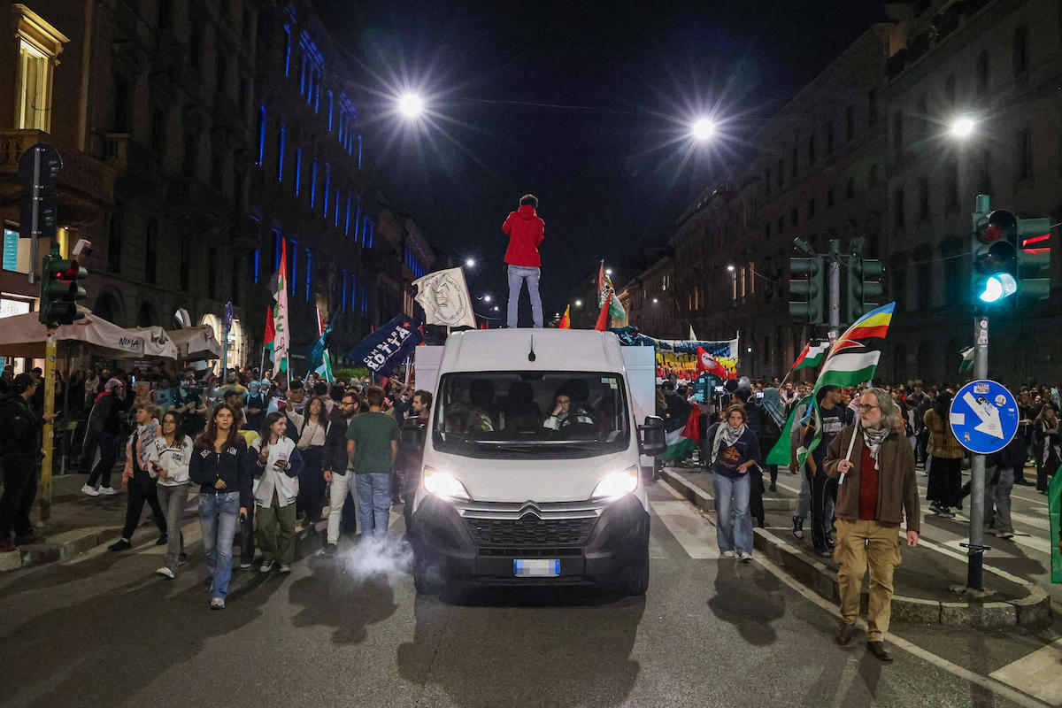 Le molte manifestazioni per la Flotilla e per Gaza in tutta Italia