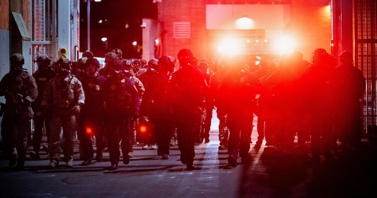 Agenti federali a Portland, Oregon, 5 settembre 2025