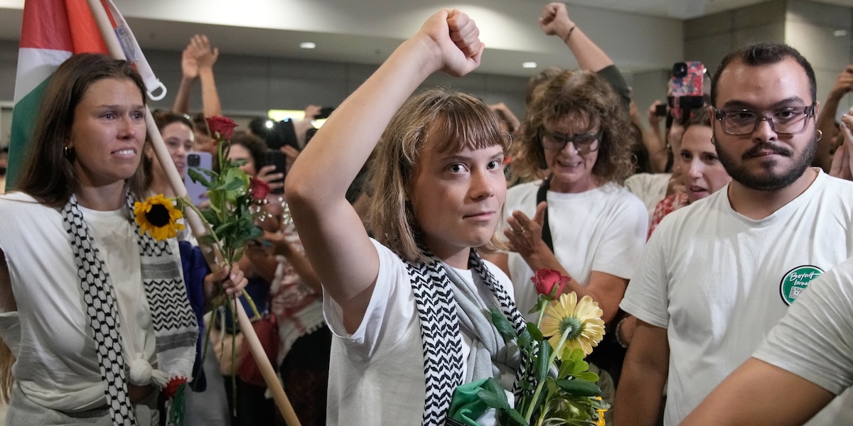 Greta Thunberg preferisce non parlare della sua detenzione in Israele