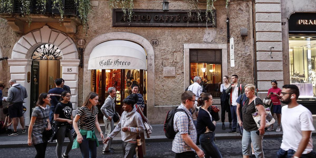 La lunga storia dello sfratto del Caffè Greco di Roma