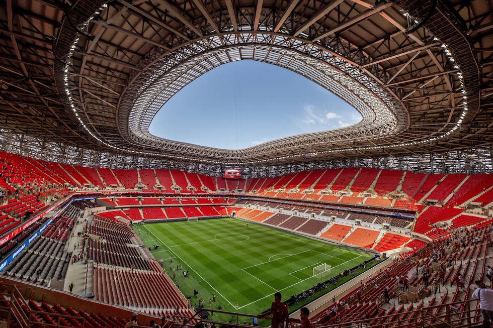 L'interno dello stadio di Rabat in una foto di questo settembre