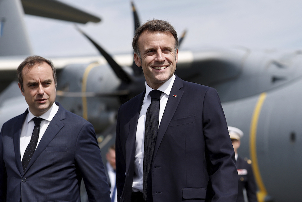 Lecornu e Macron nell'aprile 2025