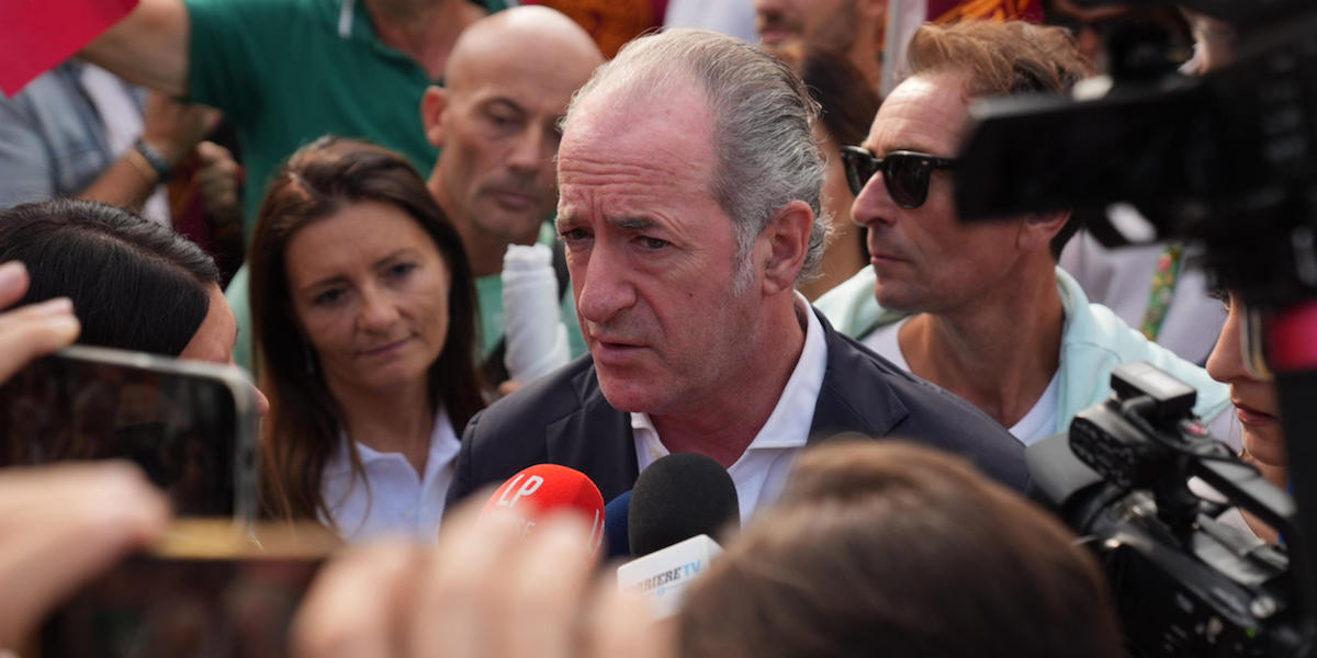 Luca Zaia minaccia di diventare un «problema» per la destra in Veneto