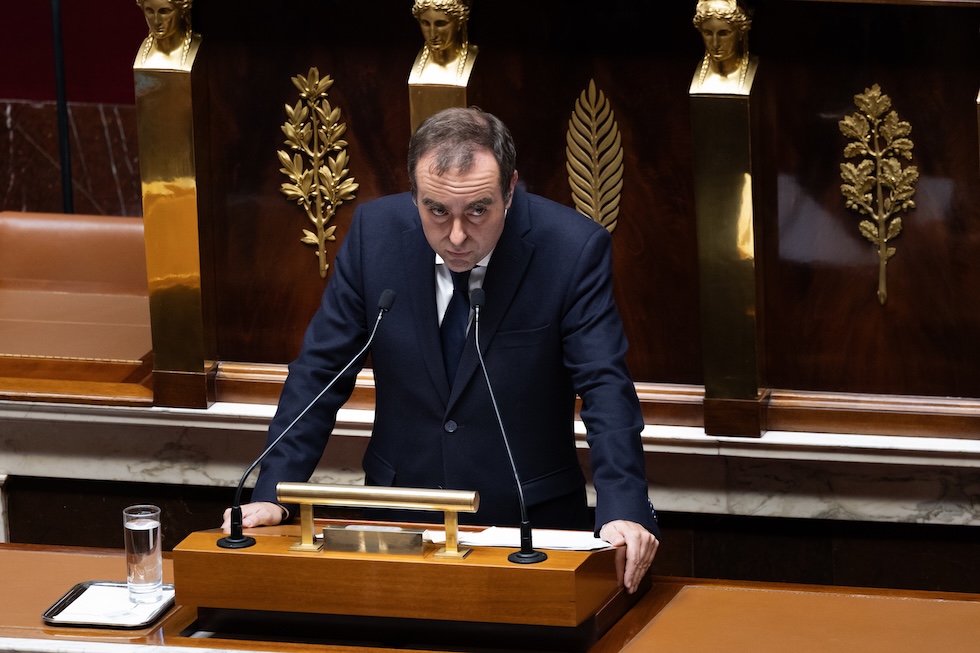 Sébastien Lecornu in parlamento, il 15 ottobre