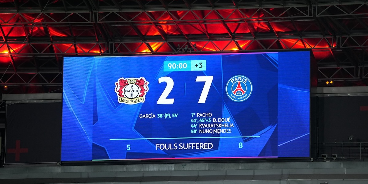 In Serie A pochi gol, in Champions League tantissimi