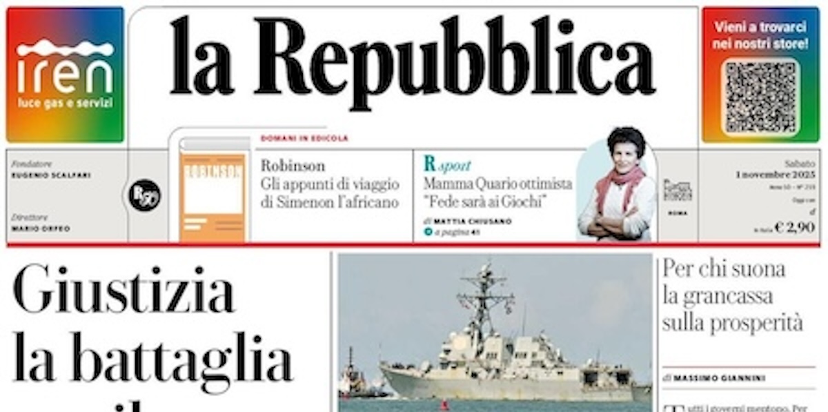 Le prime pagine di oggi