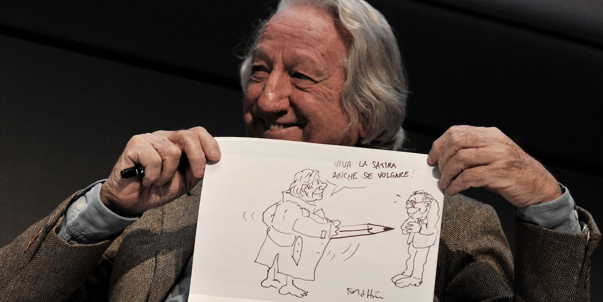 Un po’ di storia italiana del Novecento, nelle vignette di Giorgio Forattini