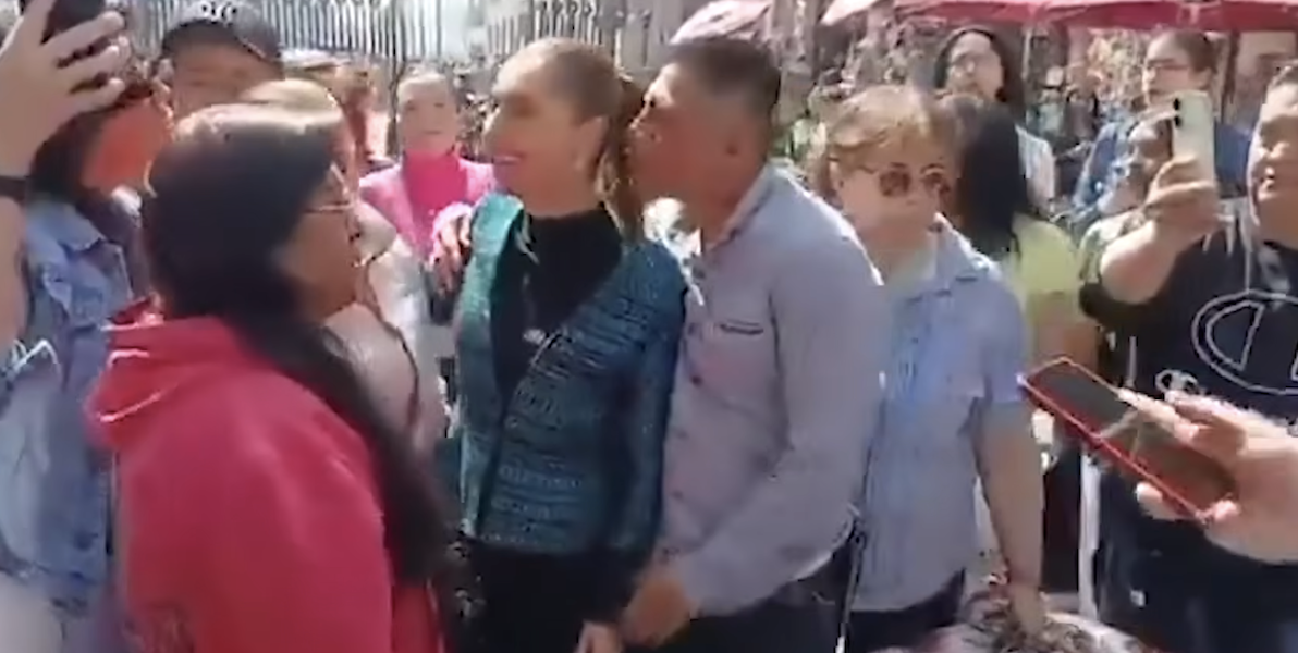 La presidente messicana Claudia Sheinbaum è stata molestata da un uomo durante un evento pubblico