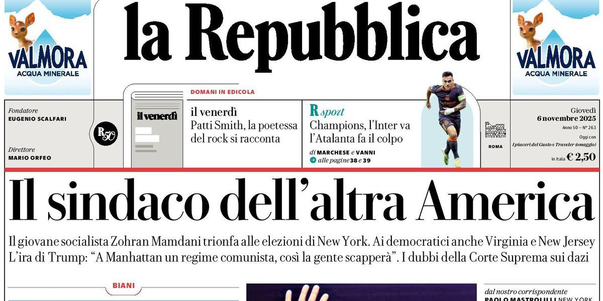Le prime pagine di oggi