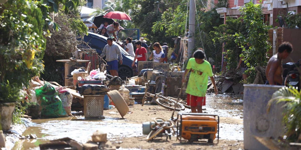 Il tifone Kalmaegi è arrivato in Vietnam