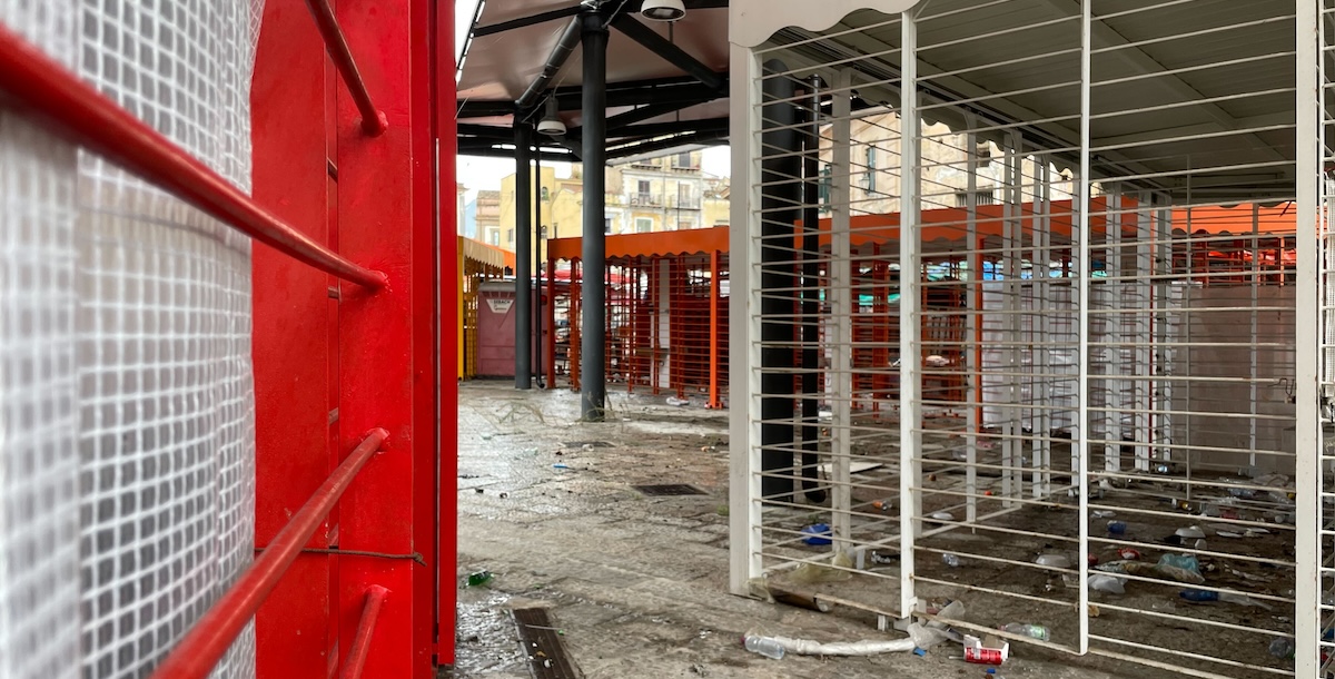 Il nuovo mercato coperto di Ballarò sta diventando vecchio