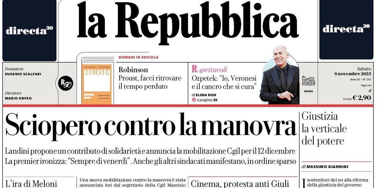 Le prime pagine di oggi