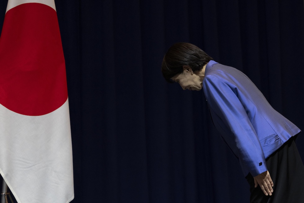 Sanae Takaichi, lo scorso 1° novembre