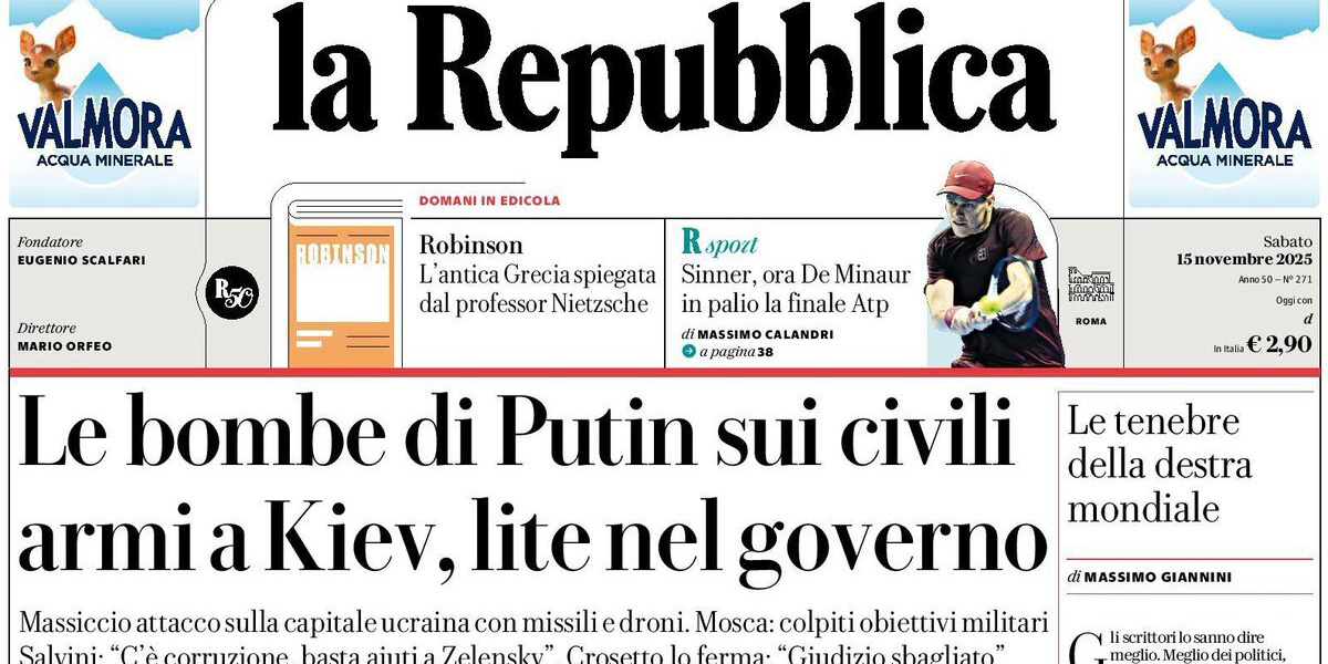 Le prime pagine di oggi