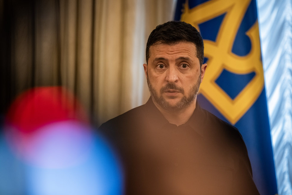 Zelensky in conferenza stampa, settembre 2025