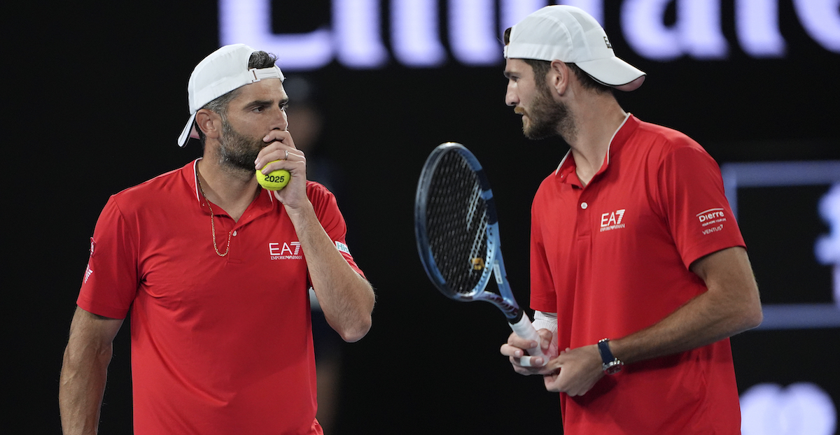 I tennisti Andrea Vavassori e Simone Bolelli hanno perso la semifinale nel doppio alle ATP Finals