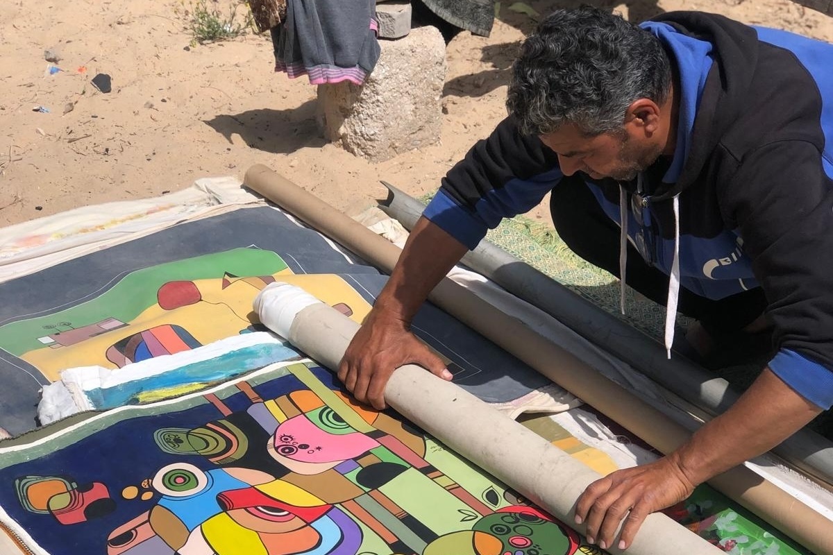 Salvare una galleria d’arte a Gaza, in mezzo alle bombe
