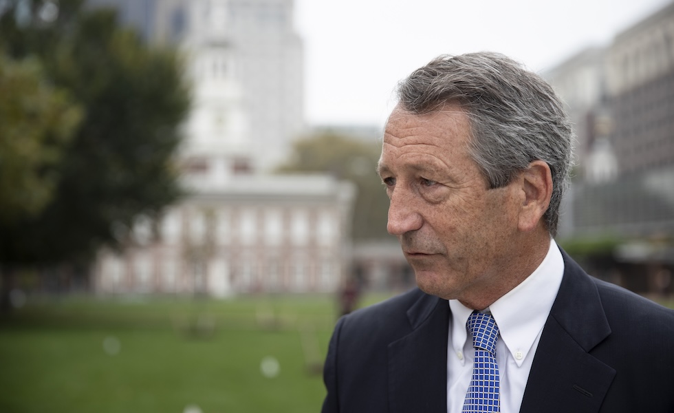 Mark Sanford a Philadelphia 16 ottobre 2019.
