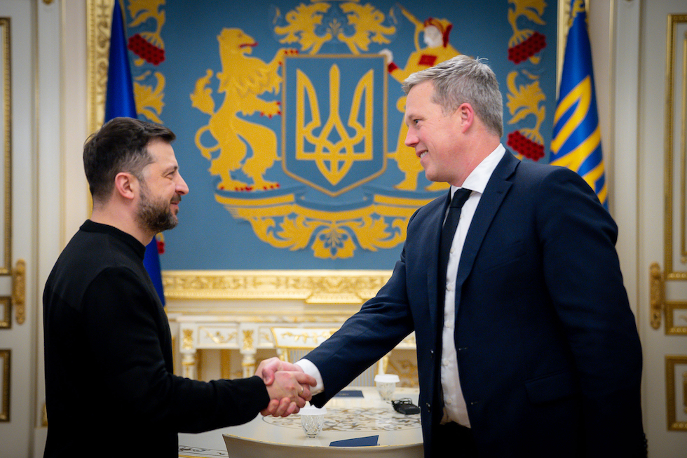 Dan Driscoll with Volodymyr Zelensky, November 2025