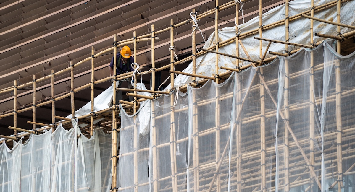 Perché in Asia orientale si usa il bambù per le impalcature