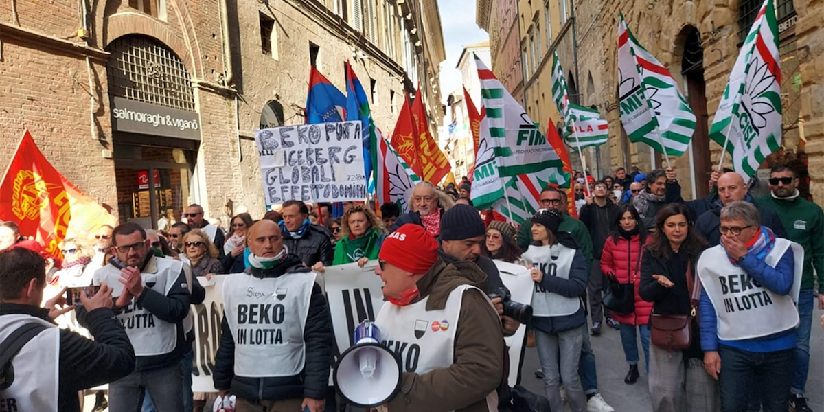 Lo stabilimento di Beko a Siena ha infine interrotto le attività dopo 58 anni