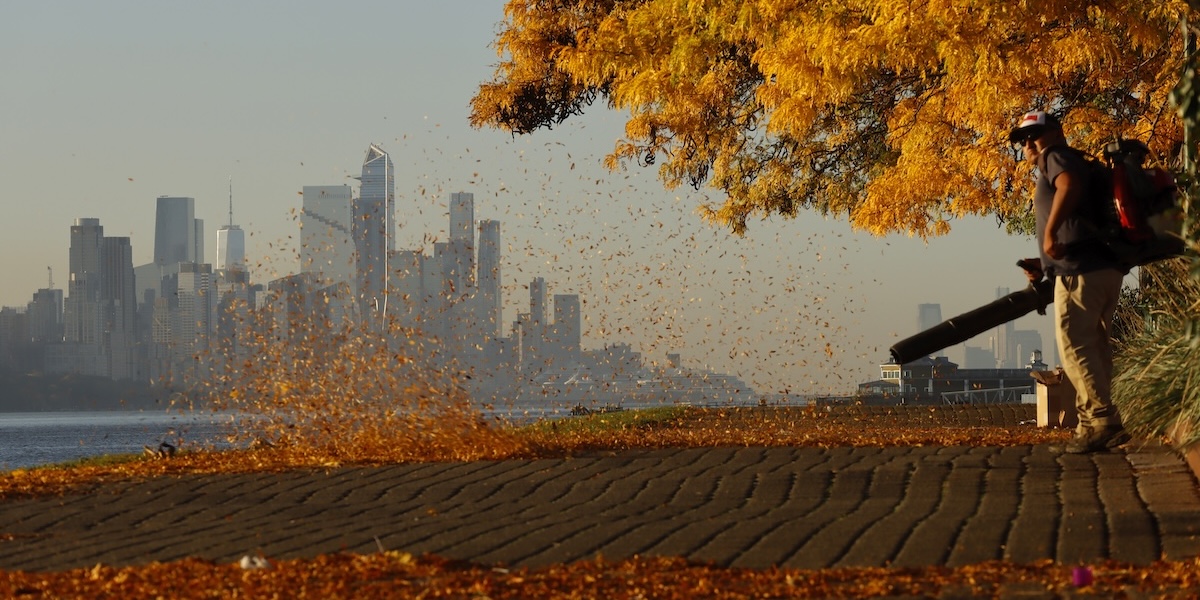 La “guerra culturale” ai soffiatori di foglie