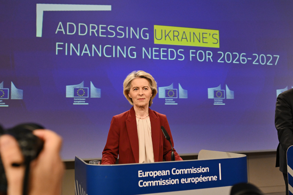 Ursula von der Leyen presenta il piano della Commissione per l'Ucraina, 3 dicembre 2025
